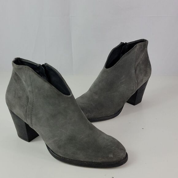 Paul Green Delgado Suede Leather Women's Ankle Boots - Picture 3 of 14